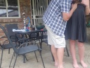 Fucking my stepmom in the backyard 2/16