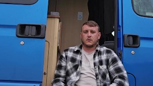 Enjoying a morning wank outside the campervan for all to see. Onlyfans -Welsh_blokexxx