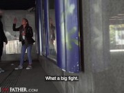 Small tits Italian cheating with very big dick caught by angry boyfriend 1/16