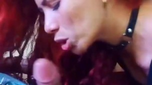 Laura Montenegro mamando una rica verga