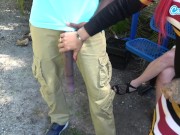 sexy horny girls see huge bbc in public 10/16