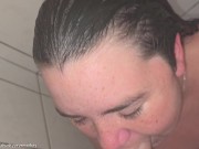 Stepsister suck in shower 9/16
