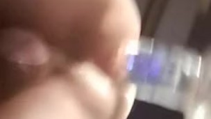 Wall Dildo Play