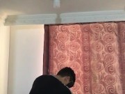 I fuck a sexy skinny girl on all fours and then she sucks my friend's penis 7/16