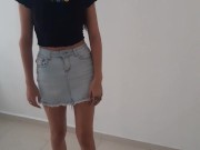 I put my lush toy in my pussy and my boyfriend takes control of my lush until he makes me cum 16/16