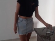 I put my lush toy in my pussy and my boyfriend takes control of my lush until he makes me cum 2/16