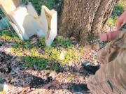 piss off a log piss in nature 14/16