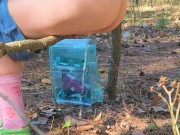 piss off a log piss in nature 3/16