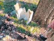 piss off a log piss in nature 9/16