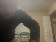 New haircut with glasses put on during and after smoking porn and play and some talk chilling vibes