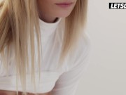 Sexy Euro Babe Candee Licious Banged By Big Dick Skinny Guy - LETSDOEIT 4/16