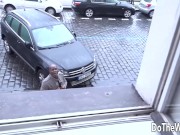 Caterine Love Gets Her Ass Poked While Cuckold Enthusiastically Licks 1/16