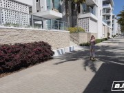 BJRAW Hot little brunette spinner Sia Wood puts her oral skills to good use 1/16