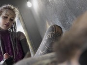 I got so WET and HORNY watching him Painting.. That I Decided to FUCK His ASS With a STRAP-ON DILDO 4/16