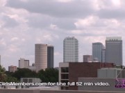 Freaky MILF Flashes Her Big Tits And Pussy In Public 1/16