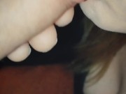 Wife cheats on husband with brother in law and let's him feed her his cum 8/16