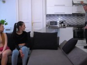 Petite young nerdy girl with glasses gets fucked by old cock 1/16