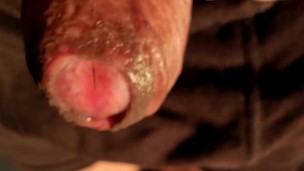 Uncut Tight Foreskin Dick Closeup
