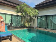 Horny MILF fucked her pool cleaner 2/16