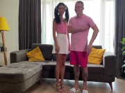 Filming homemade porn with my stepsister and her boyfriend 2/16