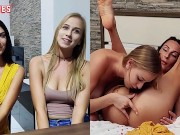 Ersties - Sirena nimmt Alison G von hinten mit dem Strap-on