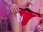 CALVIN KLEIN panties & thongs try on haul 1/16