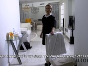 TUTOR4K. Stud fucks geometry tutor's hairy pussy on the eyes of her stepson 2/16