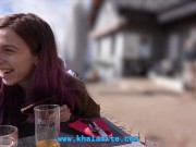 Le voisin nous surprend puis nous prend!! (VLOG #2 - Threesome Français avec Norage) 6/16