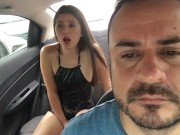 I have my lush toy in my pussy and the driver has control of my toy and makes me cum in the uber 13/16