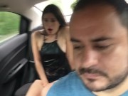 I have my lush toy in my pussy and the driver has control of my toy and makes me cum in the uber 3/16