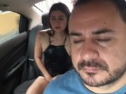 I have my lush toy in my pussy and the driver has control of my toy and makes me cum in the uber 8/16