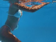 Hottest Euro girl Sofi Otis gets horny by the pool 1/16