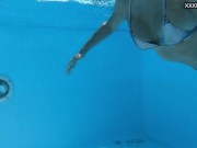 Hottest Hungarian milf Angelica gets horny underwater 7/16