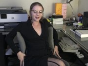 Sexy CEO Lola Leda smokes while you stroke (Trailer- Full vid on OF & MV)