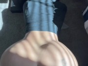 Almost Caught Fucking Slut Housekeeper (Interracial Cumshot POV”