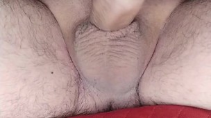 I grabbed my wife's lipstick vibrator on the sly and had a great cumshot