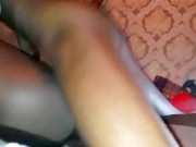 HER RIGHT LEG COULDN'T STOP SHAKING FROM DADDY STROKES 14/16