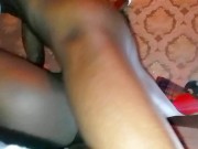 HER RIGHT LEG COULDN'T STOP SHAKING FROM DADDY STROKES 15/16