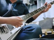 demonstration on catching harmonics when using the tremolo arm. 12/16