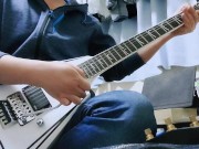 demonstration on catching harmonics when using the tremolo arm. 3/16