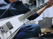 demonstration on catching harmonics when using the tremolo arm. 6/16