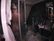 Hot Blonde Stepmom gets Fucked by Stepson after Shower 3/16