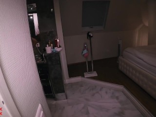 Hot Blonde Stepmom gets Fucked by Stepson after Shower