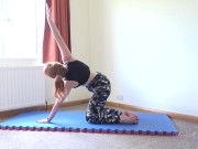 Aunt Judy's Big Tit MILFs - Busty Mature Bombshell Ms. Red - Hot Yoga Workout 2/16