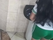 Schoolgirl fucking in the bathroom 1/16