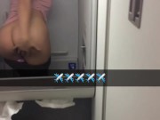 Ass Flashing at Plane Bathroom 7/16