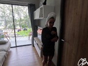 Stepmom was shocked by size of stepson's cock ,but it was too late to refuse anal sex 3/16