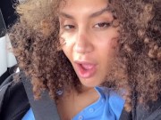 SEGA E DITALINO IN MACCHINA - Sborrata e con le mani piene di sperma mi masturbo e vengo fortissimo 10/16