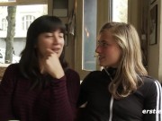 Ersties - Sexy Lesbian Friends Enjoy a Hot Encounter With a Strap On 14/16