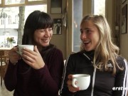 Ersties - Sexy Lesbian Friends Enjoy a Hot Encounter With a Strap On 3/16